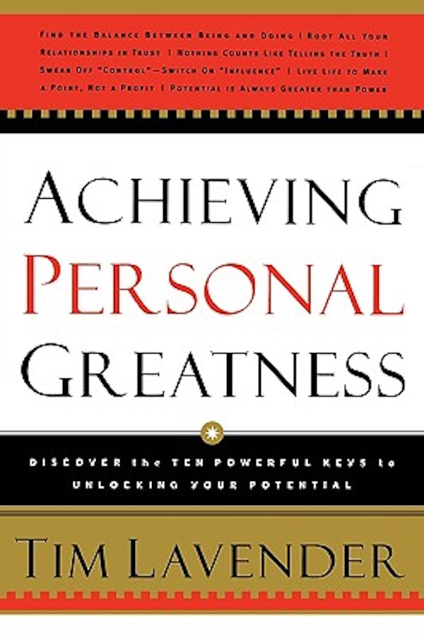 Cover image for Achieving Personal Greatness, isbn: 9780785200154