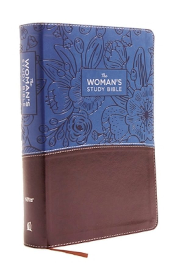 Cover image for NIV, the Woman's Study Bible, Imitation Leather, Blue/Brown, Full-Color, isbn: 9780785215110