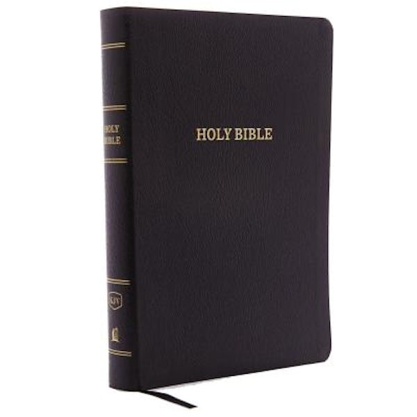Cover image for KJV, Reference Bible, Giant Print, Bonded Leather, Black, Red Letter Edition, isbn: 9780785215356