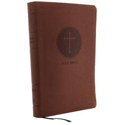 Cover image for KJV, Reference Bible, Giant Print, Imitation Leather, Brown, Red Letter Edition, isbn: 9780785215400