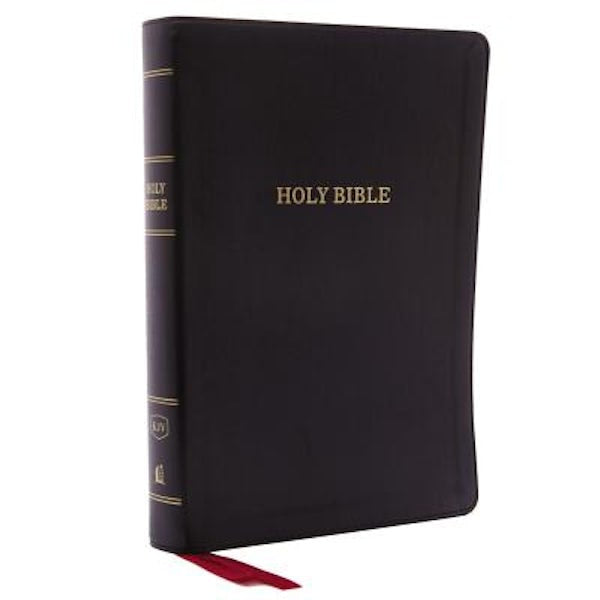 Cover image for KJV, Deluxe Reference Bible, Giant Print, Imitation Leather, Black, Red Letter Edition, isbn: 9780785215417