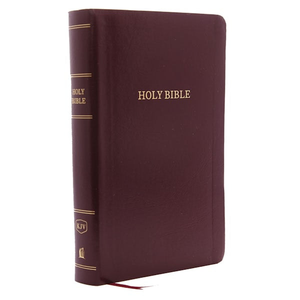Cover image for KJV, Reference Bible, Personal Size Giant Print, Leather-Look, Burgundy, Red Letter Edition, isbn: 9780785215486