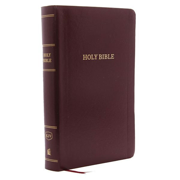 Cover image for KJV, Reference Bible, Personal Size Giant Print, Leather-Look, Burgundy, Red Letter Edition, isbn: 9780785215486