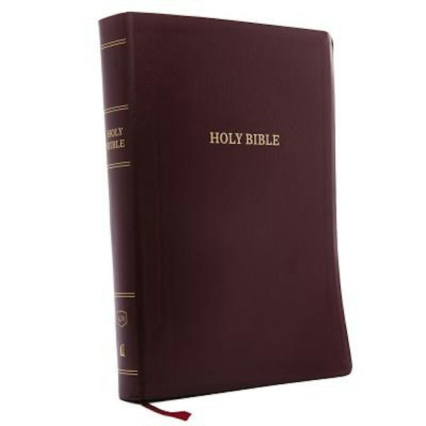 Cover image for KJV, Reference Bible, Super Giant Print, Leather-Look, Burgundy, Red Letter Edition, isbn: 9780785215622