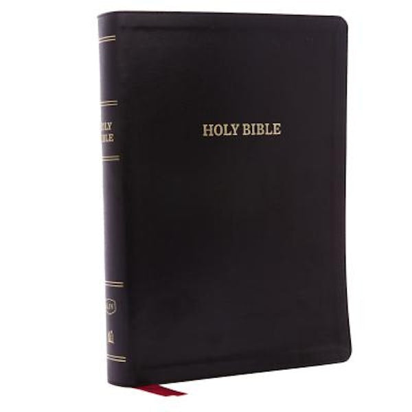 Cover image for KJV, Deluxe Reference Bible, Super Giant Print, Imitation Leather, Black, Red Letter Edition, isbn: 9780785215660