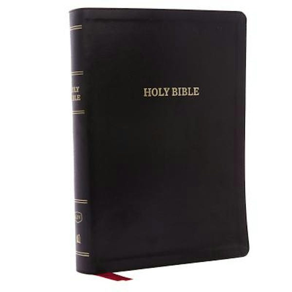 Cover image for KJV, Deluxe Reference Bible, Super Giant Print, Imitation Leather, Black, Red Letter Edition, isbn: 9780785215660