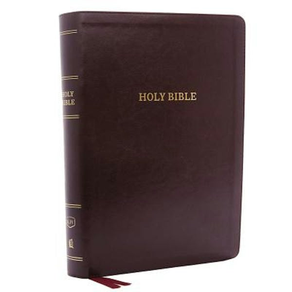 Cover image for KJV, Deluxe Reference Bible, Super Giant Print, Imitation Leather, Burgundy, Red Letter Edition, isbn: 9780785215684