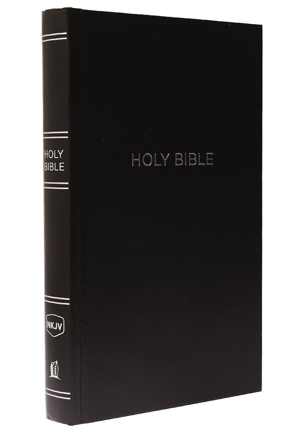 Cover image for NKJV, Pew Bible, Hardcover, Black, Red Letter Edition, isbn: 9780785215929