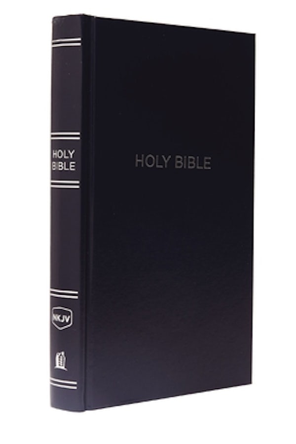 Cover image for NKJV, Pew Bible, Hardcover, Blue, Red Letter Edition, isbn: 9780785215943