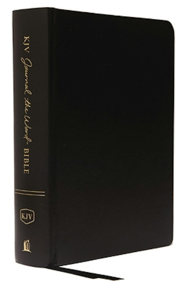 Cover image for KJV, Journal the Word Bible, Hardcover, Black, Red Letter Edition, Comfort Print, isbn: 9780785218388