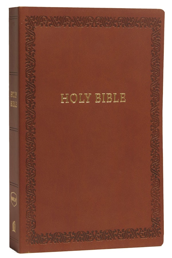 Cover image for NKJV, Holy Bible, Soft Touch Edition, Imitation Leather, Brown, Comfort Print, isbn: 9780785219460