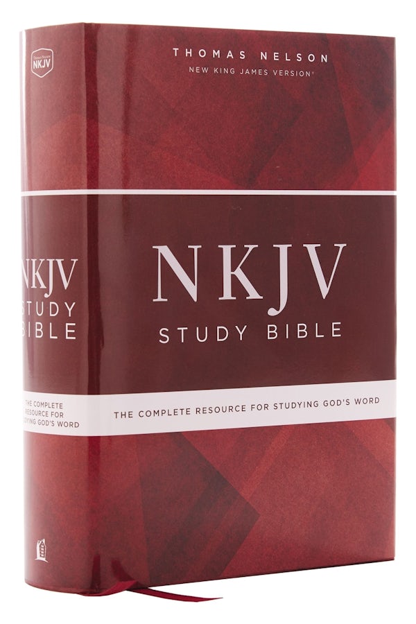 Cover image for NKJV Study Bible, Hardcover, Comfort Print, isbn: 9780785220343