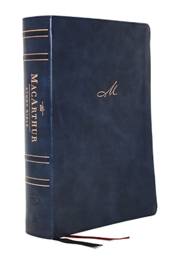 Cover image for Nkjv, MacArthur Study Bible, 2nd Edition, Leathersoft, Blue, Comfort Print, isbn: 9780785223061
