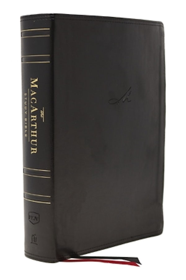 Cover image for Nkjv, MacArthur Study Bible, 2nd Edition, Leathersoft, Black, Indexed, Comfort Print, isbn: 9780785223320