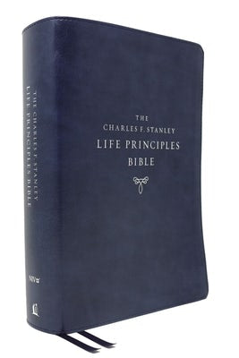 Cover image for Niv, Charles F. Stanley Life Principles Bible, 2nd Edition, Leathersoft, Blue, Comfort Print, isbn: 9780785225591