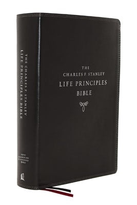 Cover image for Nasb, Charles F. Stanley Life Principles Bible, 2nd Edition, Leathersoft, Black, Thumb Indexed, Comfort Print, isbn: 9780785225683