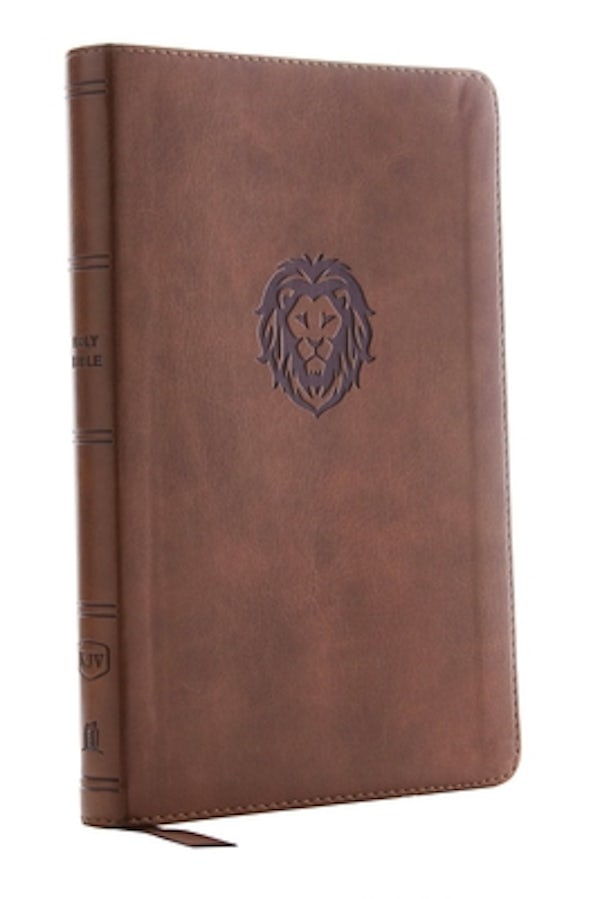 Cover image for Kjv, Thinline Bible Youth Edition, Leathersoft, Brown, Red Letter Edition, Comfort Print, isbn: 9780785225690