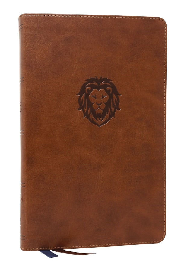 Cover image for Nkjv, Thinline Bible Youth Edition, Leathersoft, Brown, Red Letter Edition, Comfort Print, isbn: 9780785225775