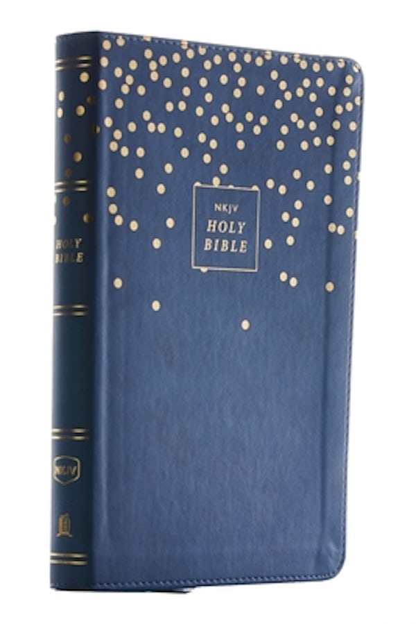 Cover image for Nkjv, Thinline Bible Youth Edition, Leathersoft, Blue, Red Letter Edition, Comfort Print, isbn: 9780785225805
