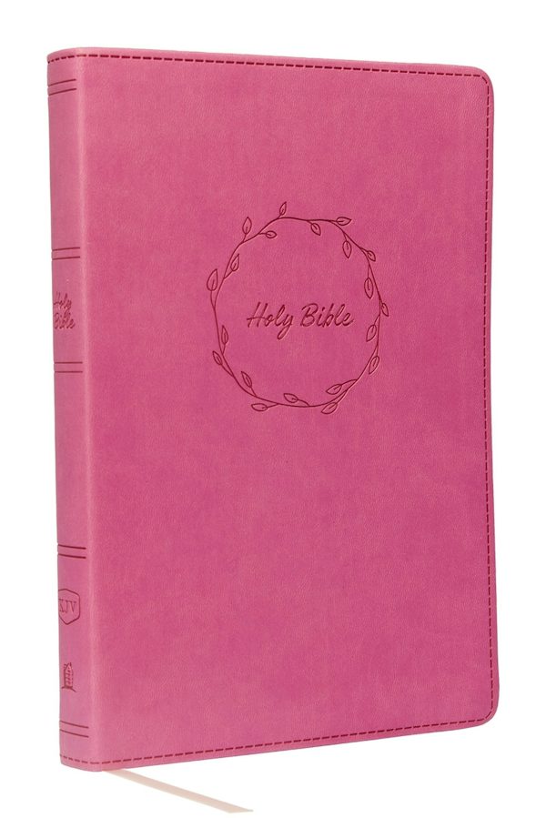 Cover image for Kjv, Value Thinline Bible, Large Print, Leathersoft, Pink, Red Letter Edition, Comfort Print, isbn: 9780785225904