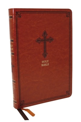 Cover image for Kjv, Thinline Bible, Leathersoft, Brown, Red Letter Edition, Comfort Print, isbn: 9780785226000