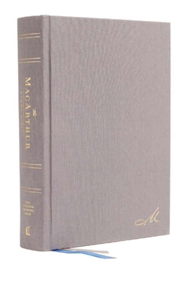 Cover image for Nasb, MacArthur Study Bible, 2nd Edition, Hardcover, Gray, Comfort Print, isbn: 9780785230304