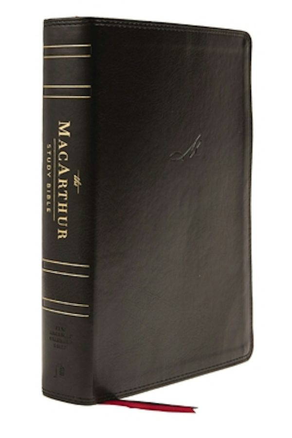 Cover image for Nasb, MacArthur Study Bible, 2nd Edition, Leathersoft, Black, Thumb Indexed, Comfort Print, isbn: 9780785230342