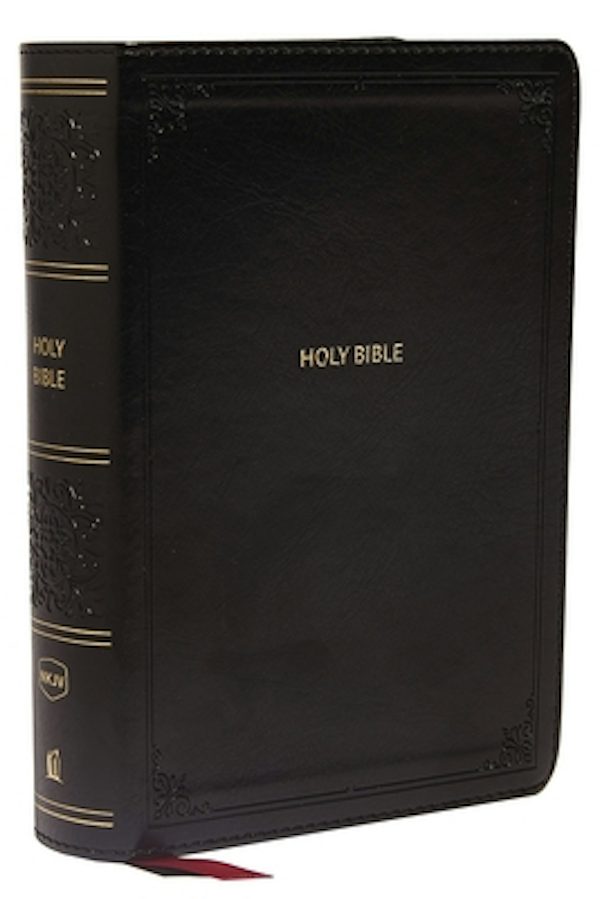 Cover image for Nkjv, Reference Bible, Compact, Leathersoft, Black, Red Letter Edition, Comfort Print, isbn: 9780785233534