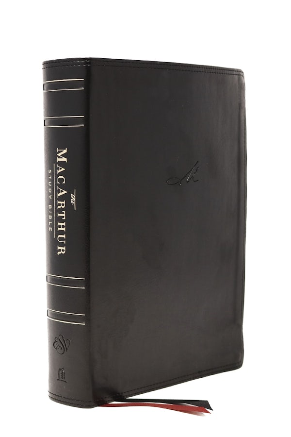 Cover image for The Esv, MacArthur Study Bible, 2nd Edition, Leathersoft, Black, isbn: 9780785235514