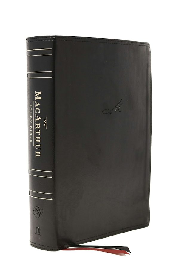 Cover image for The Esv, MacArthur Study Bible, 2nd Edition, Leathersoft, Black, isbn: 9780785235514