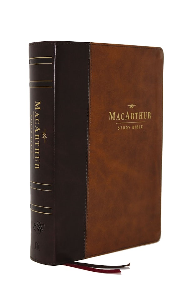 Cover image for The Esv, MacArthur Study Bible, 2nd Edition, Leathersoft, Brown, isbn: 9780785235521