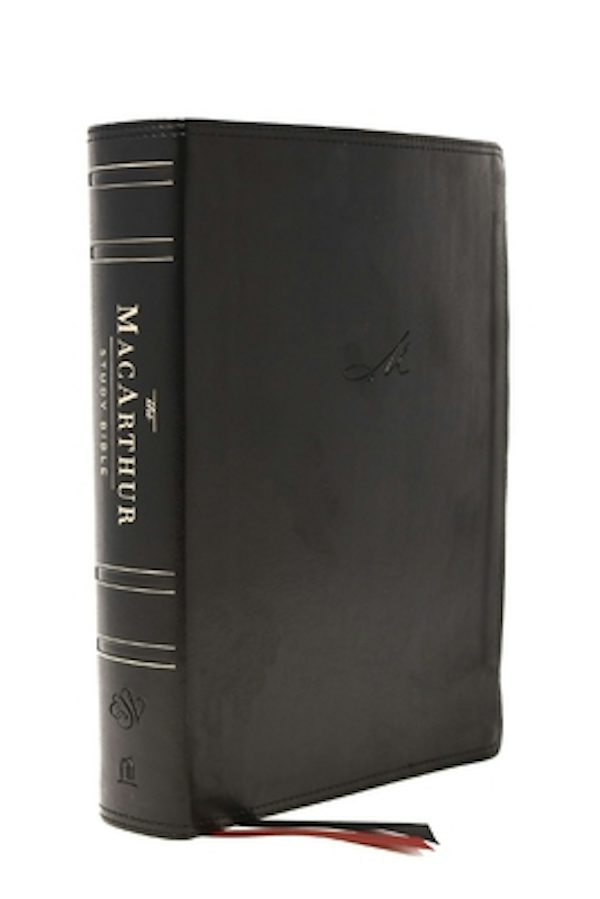 Cover image for The Esv, MacArthur Study Bible, 2nd Edition, Leathersoft, Black, Thumb Indexed, isbn: 9780785235644
