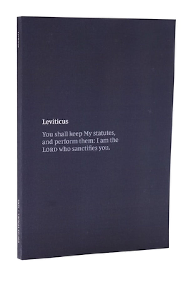 Cover image for NKJV Bible Journal - Leviticus, Paperback, Comfort Print, isbn: 9780785235798