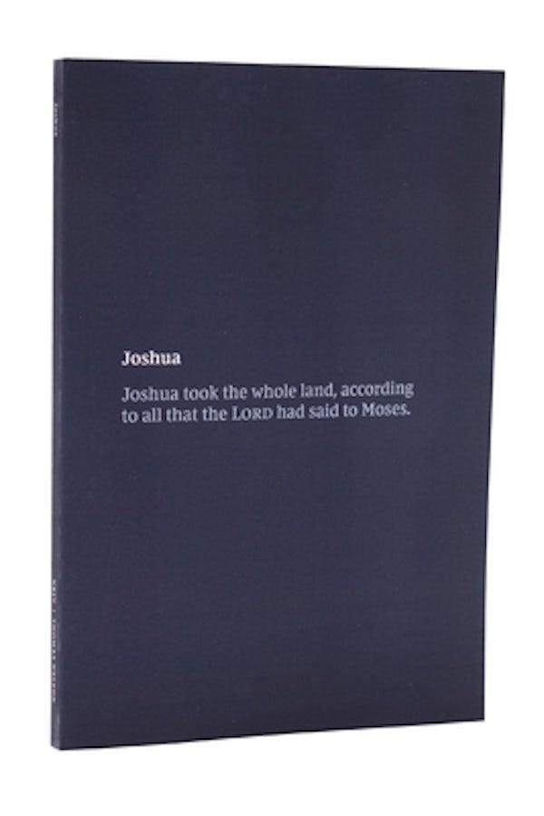 Cover image for NKJV Bible Journal - Joshua, Paperback, Comfort Print, isbn: 9780785235835