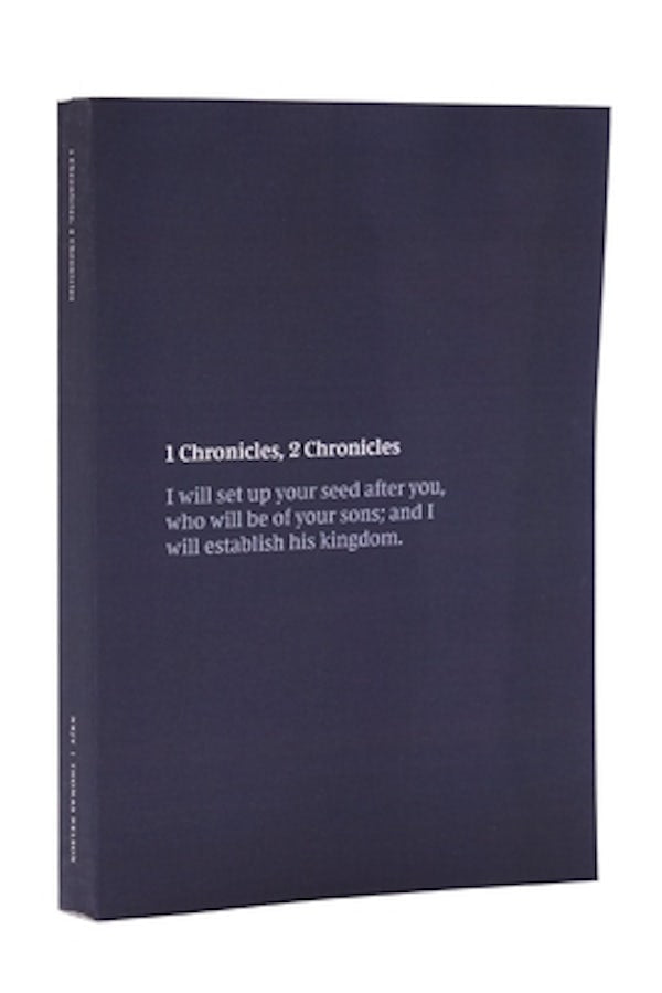 Cover image for NKJV Bible Journal - 1-2 Chronicles, Paperback,, isbn: 9780785235897