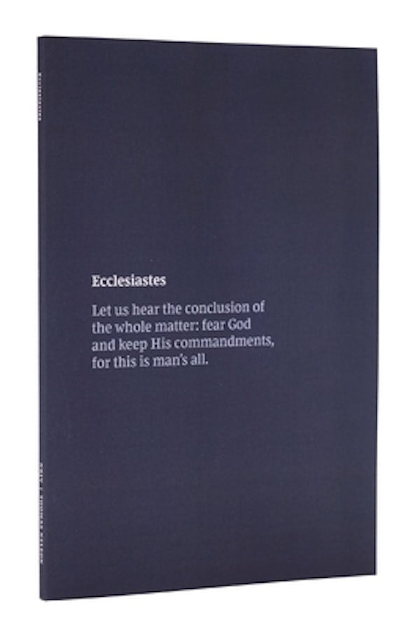Cover image for NKJV Scripture Journal - Ecclesiastes, isbn: 9780785235965