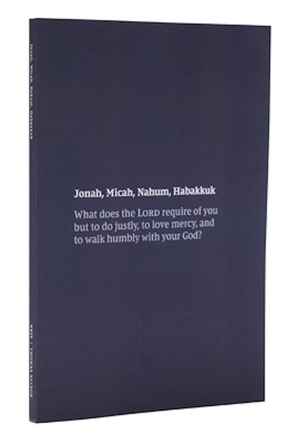 Cover image for NKJV Bible Journal - Jonah, Micah, Nahum, Habakkuk, isbn: 9780785236054