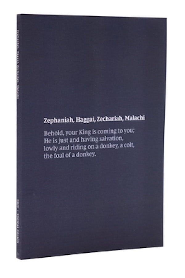 Cover image for NKJV Bible Journal - Zephaniah, Haggai, Zechariah, Malachi, isbn: 9780785236061