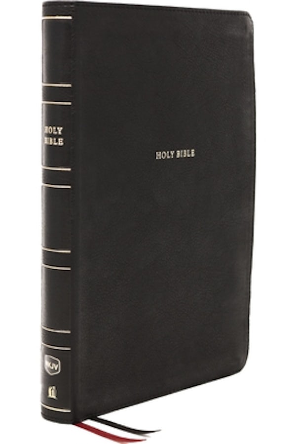 Cover image for Nkjv, Reference Bible, Super Giant Print, Leathersoft, Black, Thumb Indexed, Red Letter Edition, Comfort Print, isbn: 9780785238225