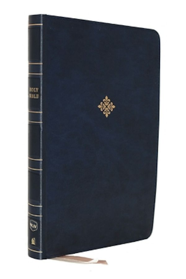 Cover image for Nkjv, Reference Bible, Center-Column Giant Print, Leathersoft, Blue, Red Letter Edition, Comfort Print, isbn: 9780785238409