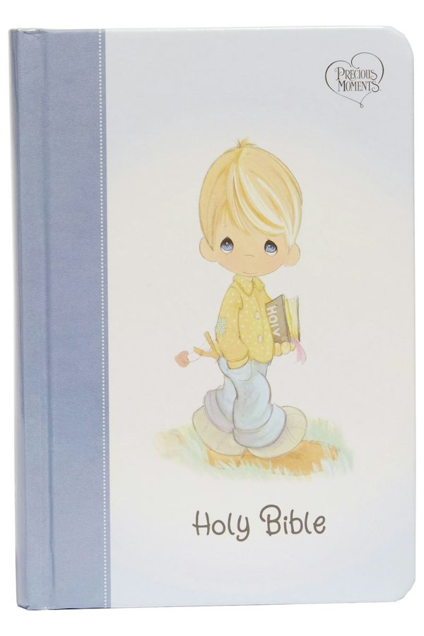 Cover image for Nkjv, Precious Moments Small Hands Bible, Blue, Hardcover, Comfort Print, isbn: 9780785238638