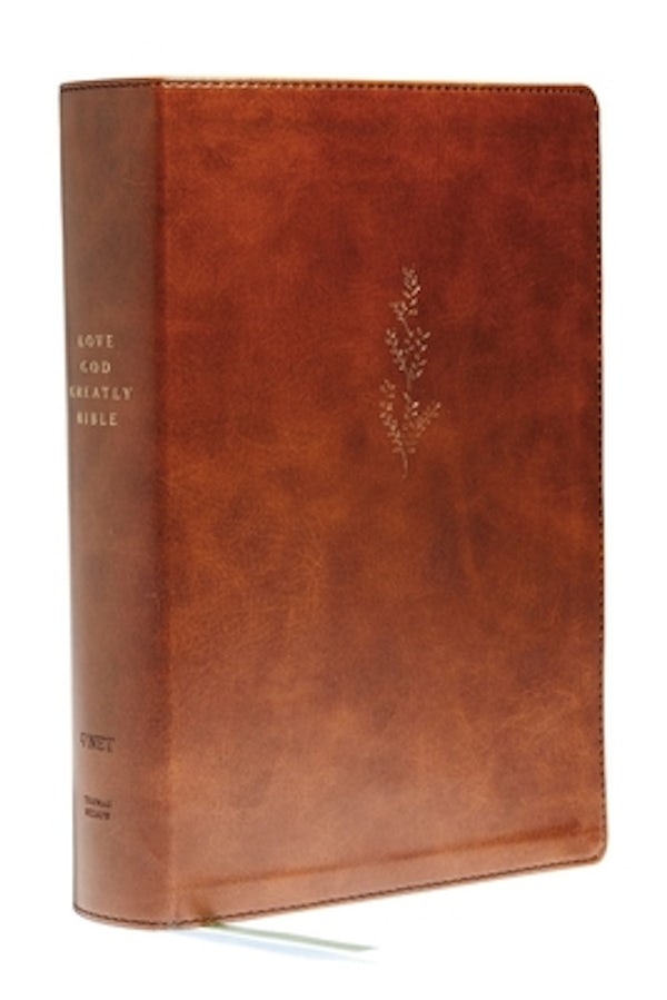 Cover image for Young Women Love God Greatly Bible: A Soap Method Study Bible (Net, Brown Leathersoft, Comfort Print), isbn: 9780785238867