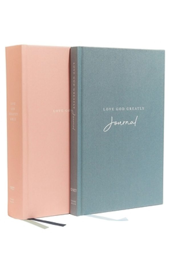 Cover image for Love God Greatly Bible/Journal Combo: A Soap Method Study Bible and Journal for Women (Net, Cloth-Over-Board, Comfort Print), isbn: 9780785239185