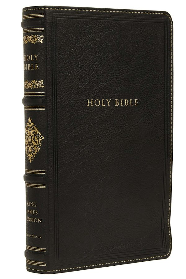 Cover image for Kjv, Sovereign Collection Bible, Personal Size, Leathersoft, Black, Red Letter Edition, Comfort Print, isbn: 9780785239215