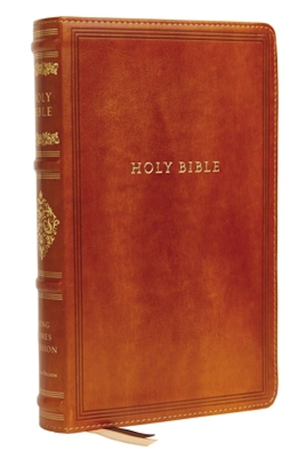 Cover image for Kjv, Sovereign Collection Bible, Personal Size, Leathersoft, Brown, Red Letter Edition, Comfort Print, isbn: 9780785239239