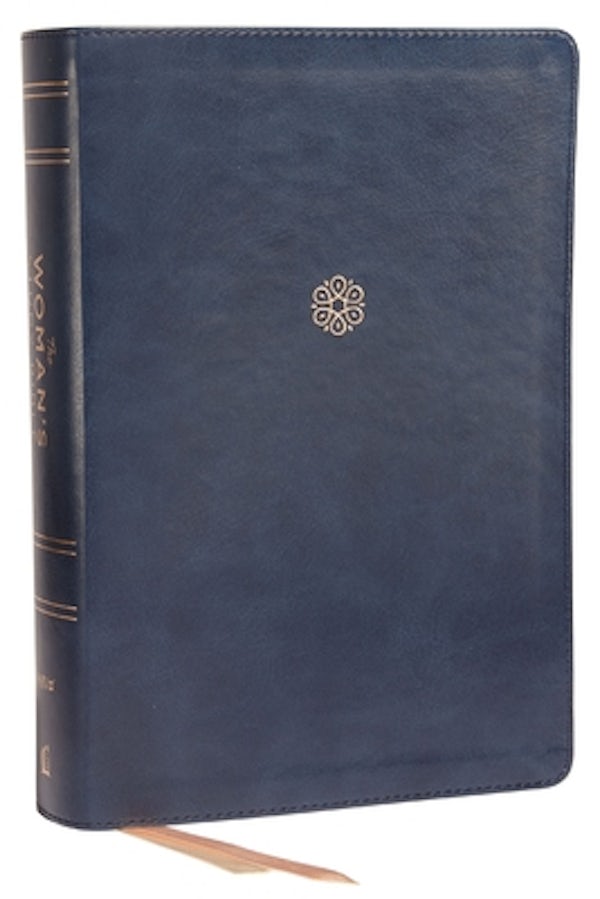 Cover image for Niv, the Woman's Study Bible, Leathersoft, Blue, Full-Color, Thumb Indexed, isbn: 9780785239376