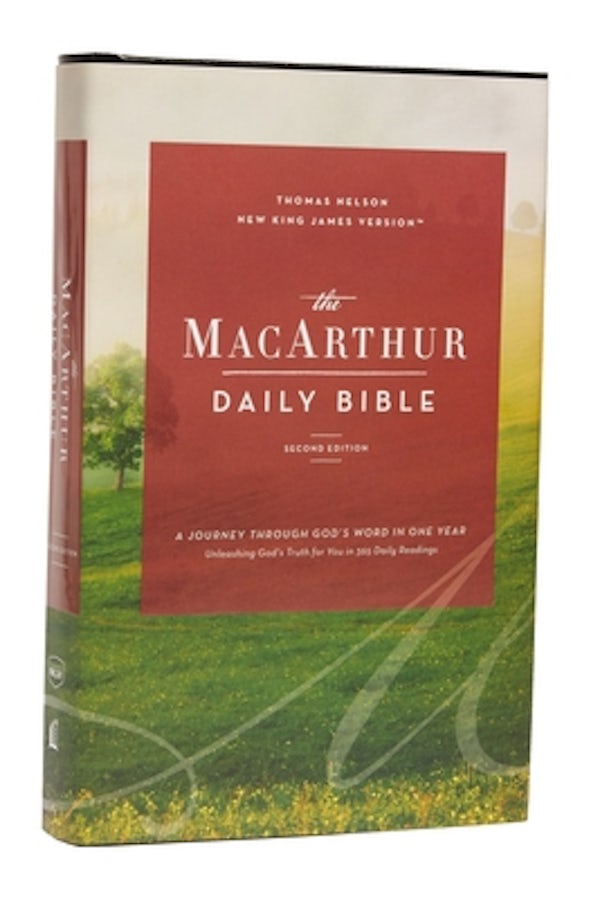 Cover image for The Nkjv, MacArthur Daily Bible, 2nd Edition, Hardcover, Comfort Print, isbn: 9780785239581