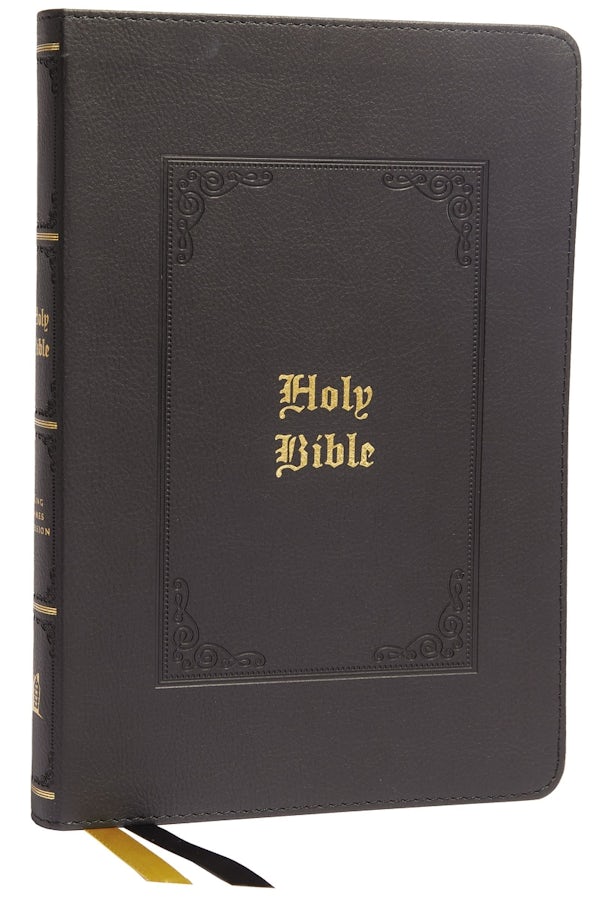Cover image for KJV Holy Bible: Large Print Thinline, Black Leathersoft, Red Letter, Comfort Print: King James Version, isbn: 9780785241898