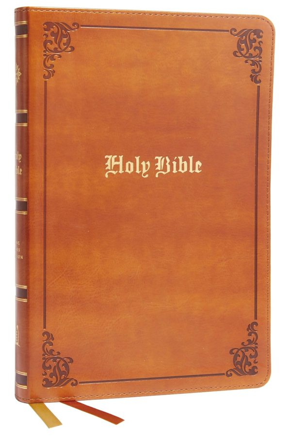 Cover image for KJV Holy Bible: Large Print Thinline, Tan Leathersoft, Red Letter, Comfort Print: King James Version, isbn: 9780785241928