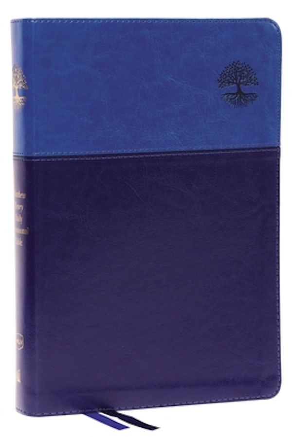 Cover image for Nkjv, Matthew Henry Daily Devotional Bible, Leathersoft, Blue, Red Letter, Comfort Print, isbn: 9780785246640